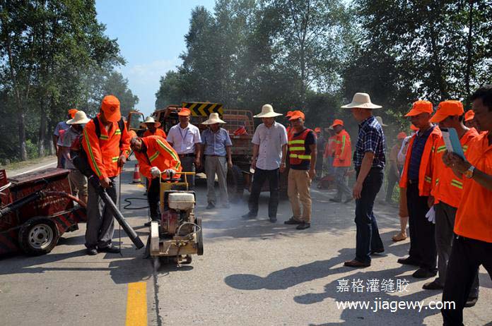 灌缝胶，施工现场